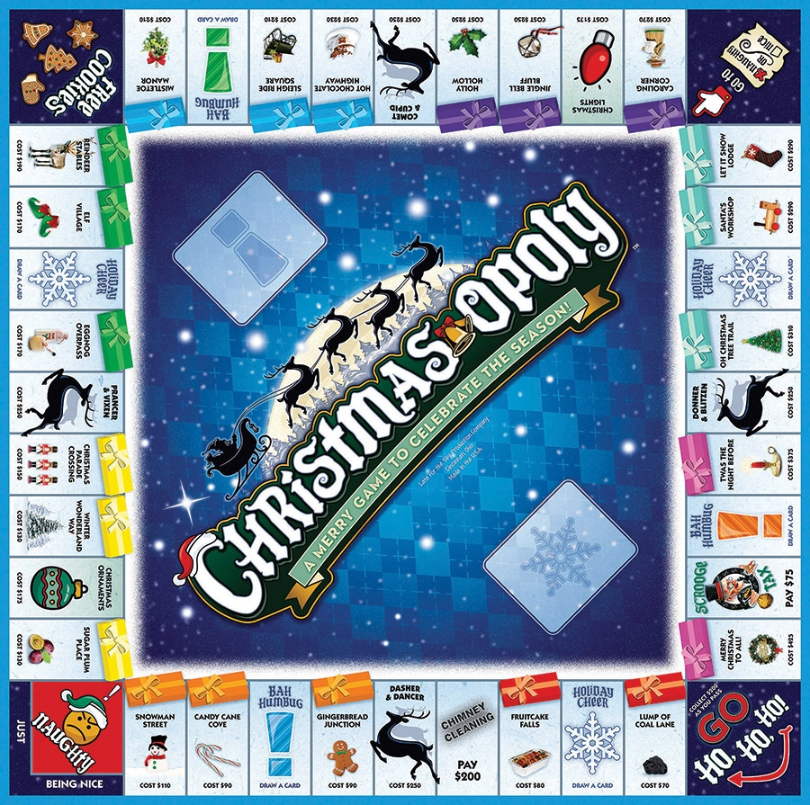 Christmas-Opoly Board Game - Shelburne Country Store