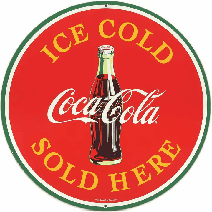 Ice Cold Coca Cola Sign - Shelburne Country Store