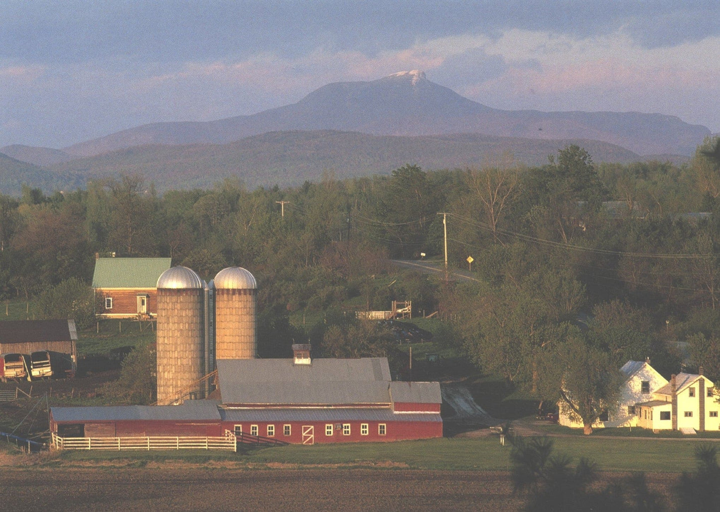 Note Card by Paul Boisvert - A Backdrop of Camel's Hump - Shelburne Country Store