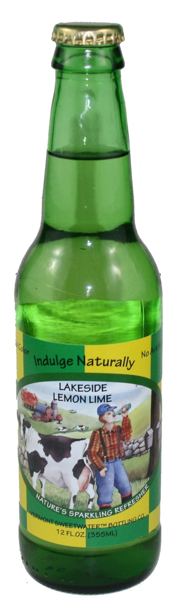 Vermont Sweetwater All Natural Glass Bottle Soda (Lakeside Lemon) - Shelburne Country Store