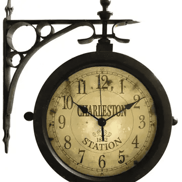 Outdoor Weathered Wall Clock - Shelburne Country Store
