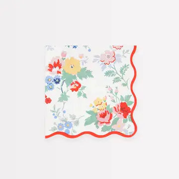 Vintage Floral Napkin s/16