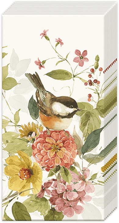 Pocket Tissues Pack of 10 Blessed By Nature Cream Christmas - Shelburne Country Store