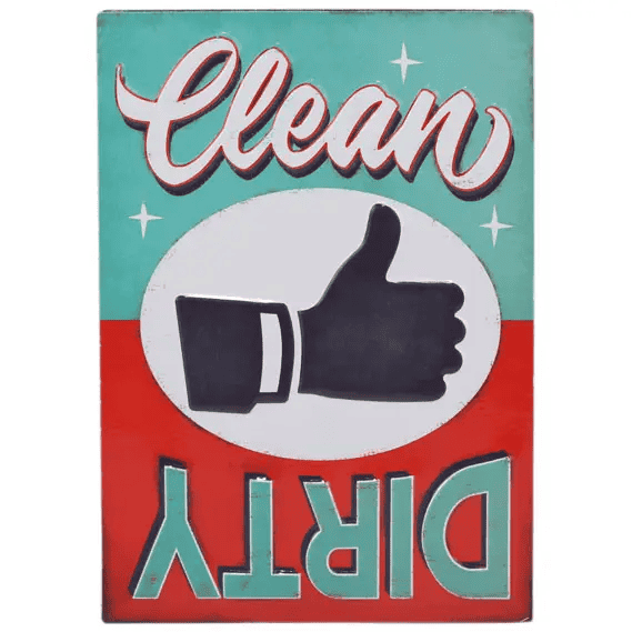 Clean or Dirty Dishwasher Metal Magnet - Shelburne Country Store