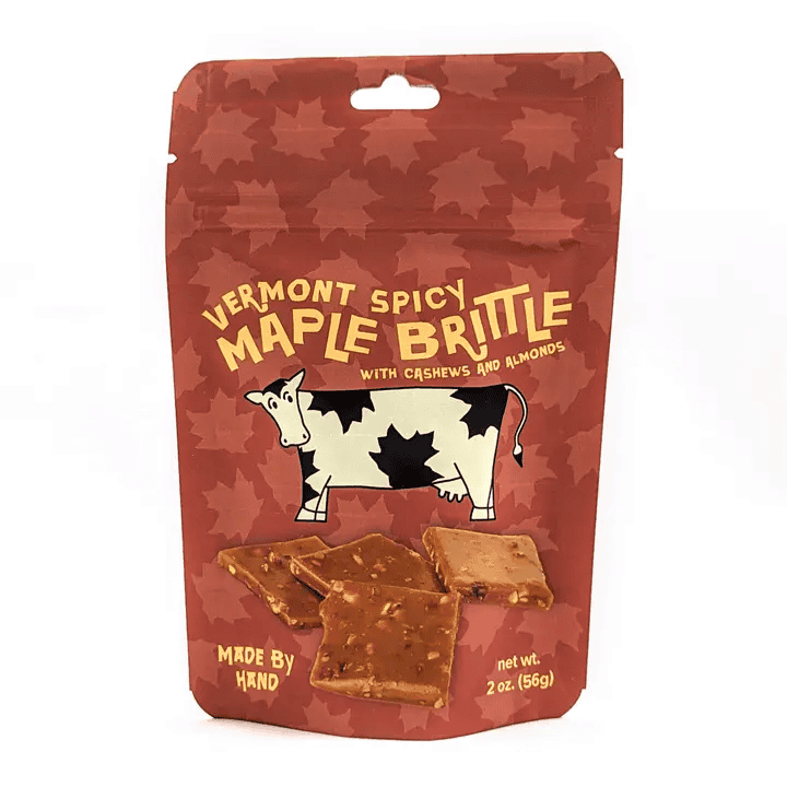 Spicy Maple Brittle with Cashews and Almonds - Pouch - Shelburne Country Store