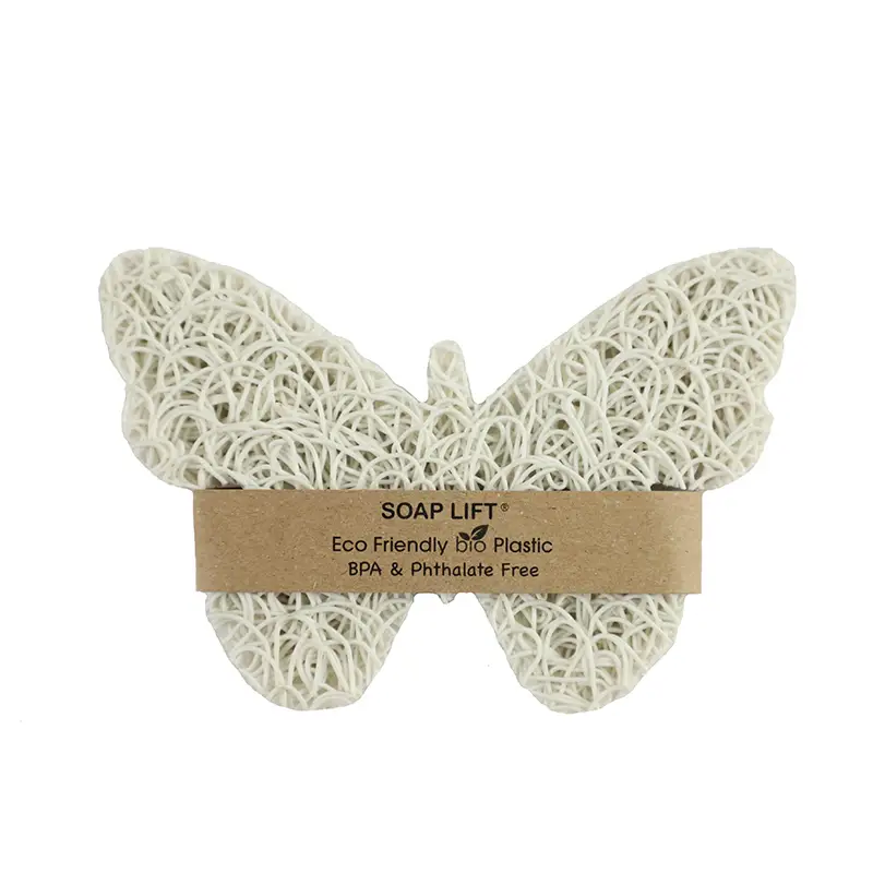 Butterfly Soap Lift Soap Saver Pad - White