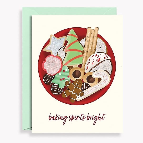 Baking Spirits Bright Christmas Card - Shelburne Country Store