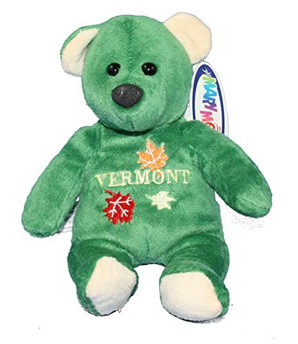 Vermont Plush Green Beanie Bear - Shelburne Country Store