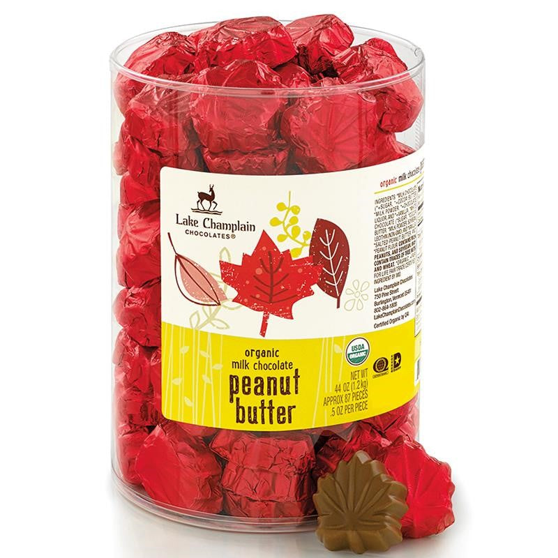 Lake Champlain Chocolate Leaf Peanut Butter Milk - Shelburne Country Store