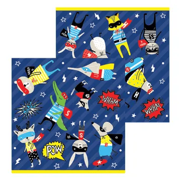Super Heroes Napkins - Shelburne Country Store