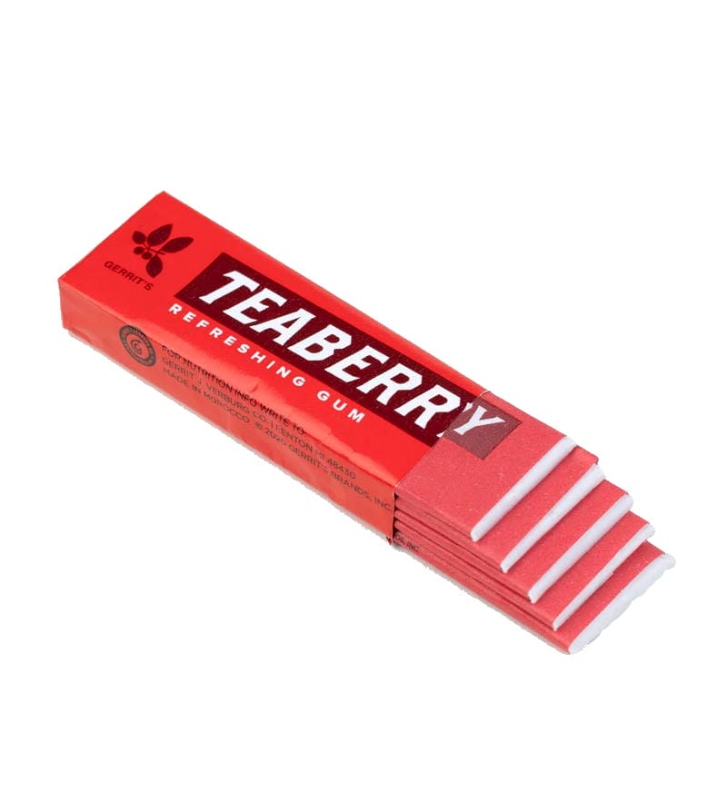 Verburg - Teaberry Gum - 5 Stick Pack - Shelburne Country Store