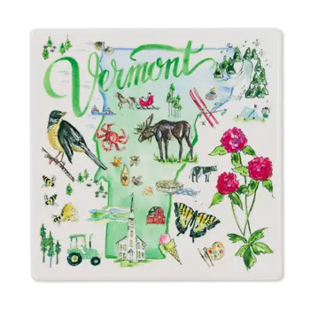 BI Vermont Ceramic Coaster