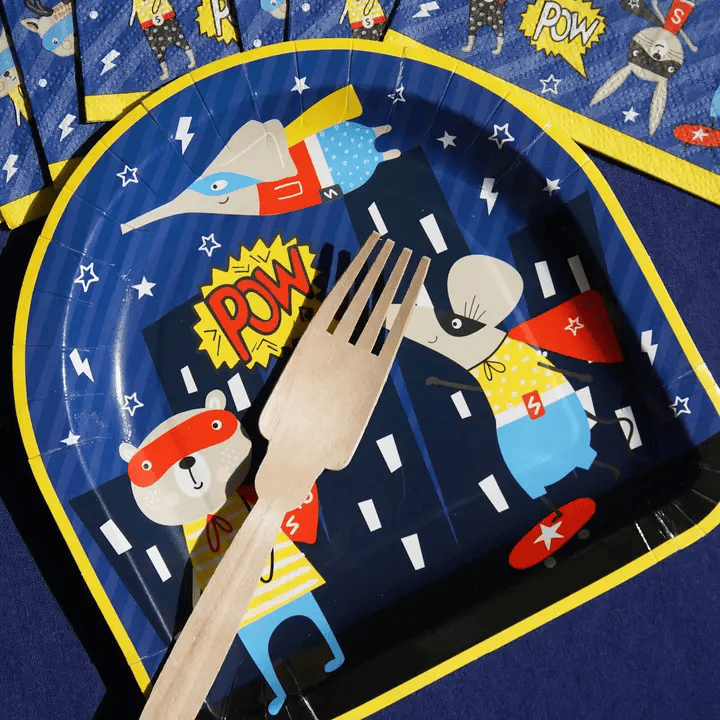 Super Hero Plates s/8 - Shelburne Country Store