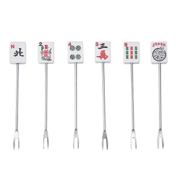 Mah Jongg Cocktail Pick 6pc - Shelburne Country Store