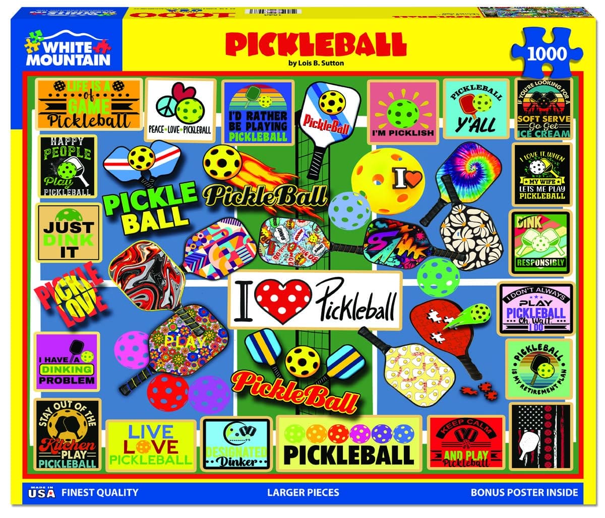 Pickleball Puzzle - 1000 piece - Shelburne Country Store