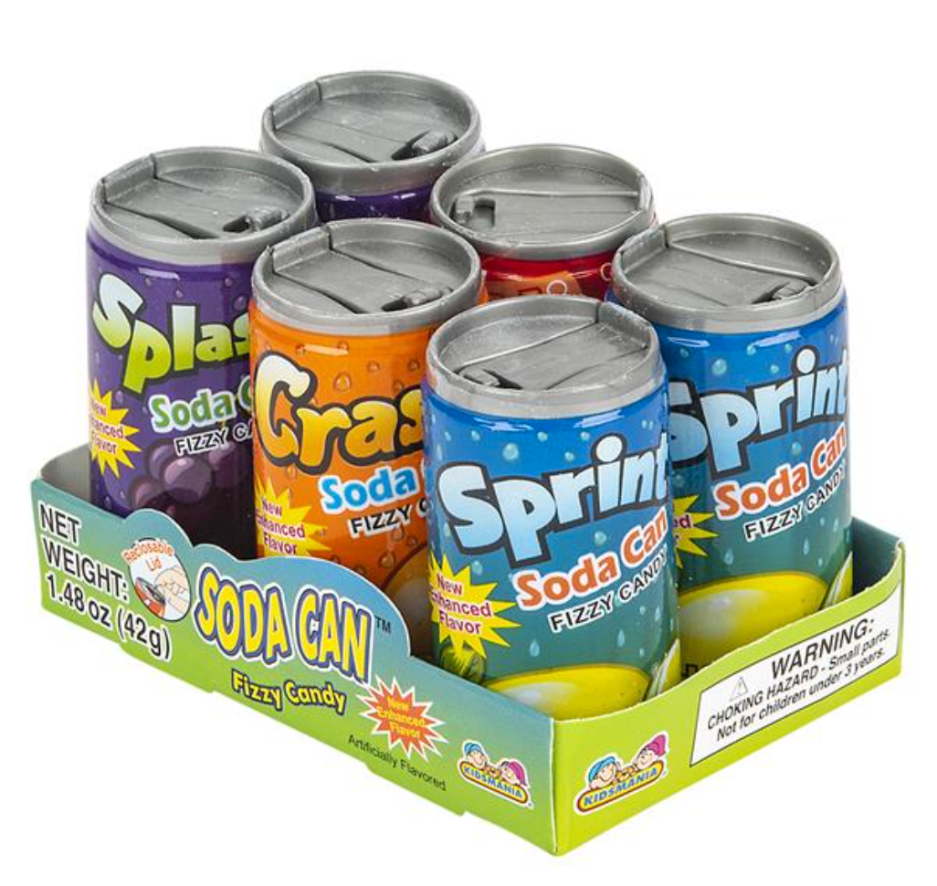 Soda Can Fizzy Candy - Shelburne Country Store