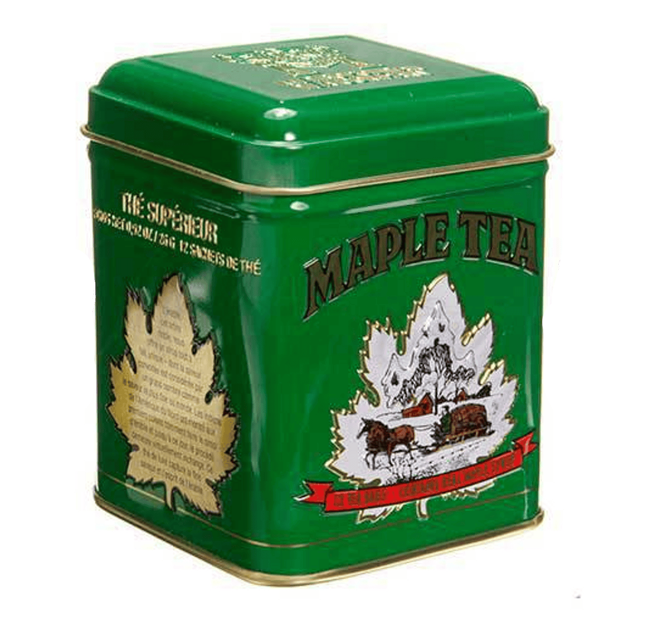 Maple Tea Tin - 12tbgs - Shelburne Country Store
