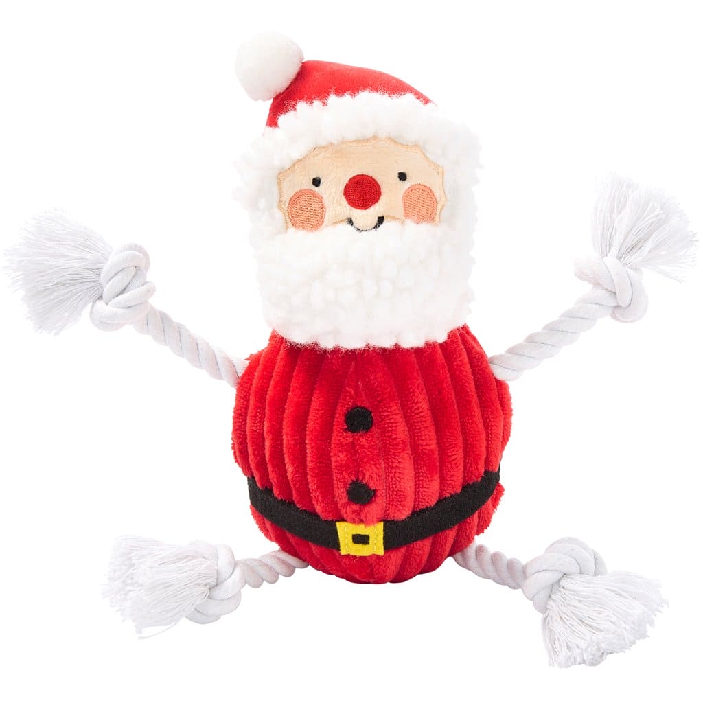 Santa Claus Christmas Dog Toy - Shelburne Country Store