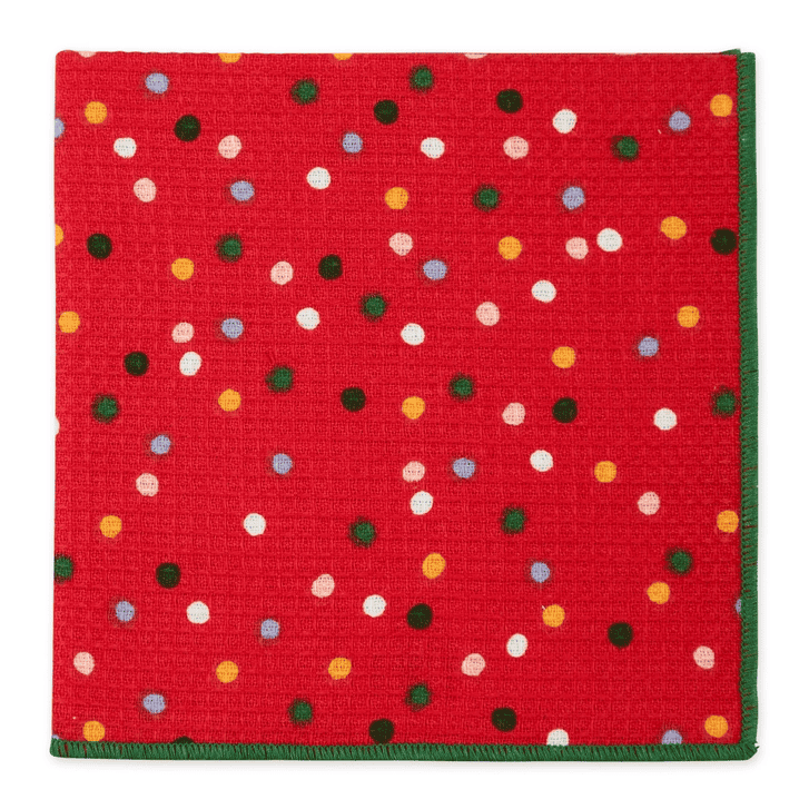 Holiday Vibes Printed Waffle Dishcloth Set of 4 - Shelburne Country Store