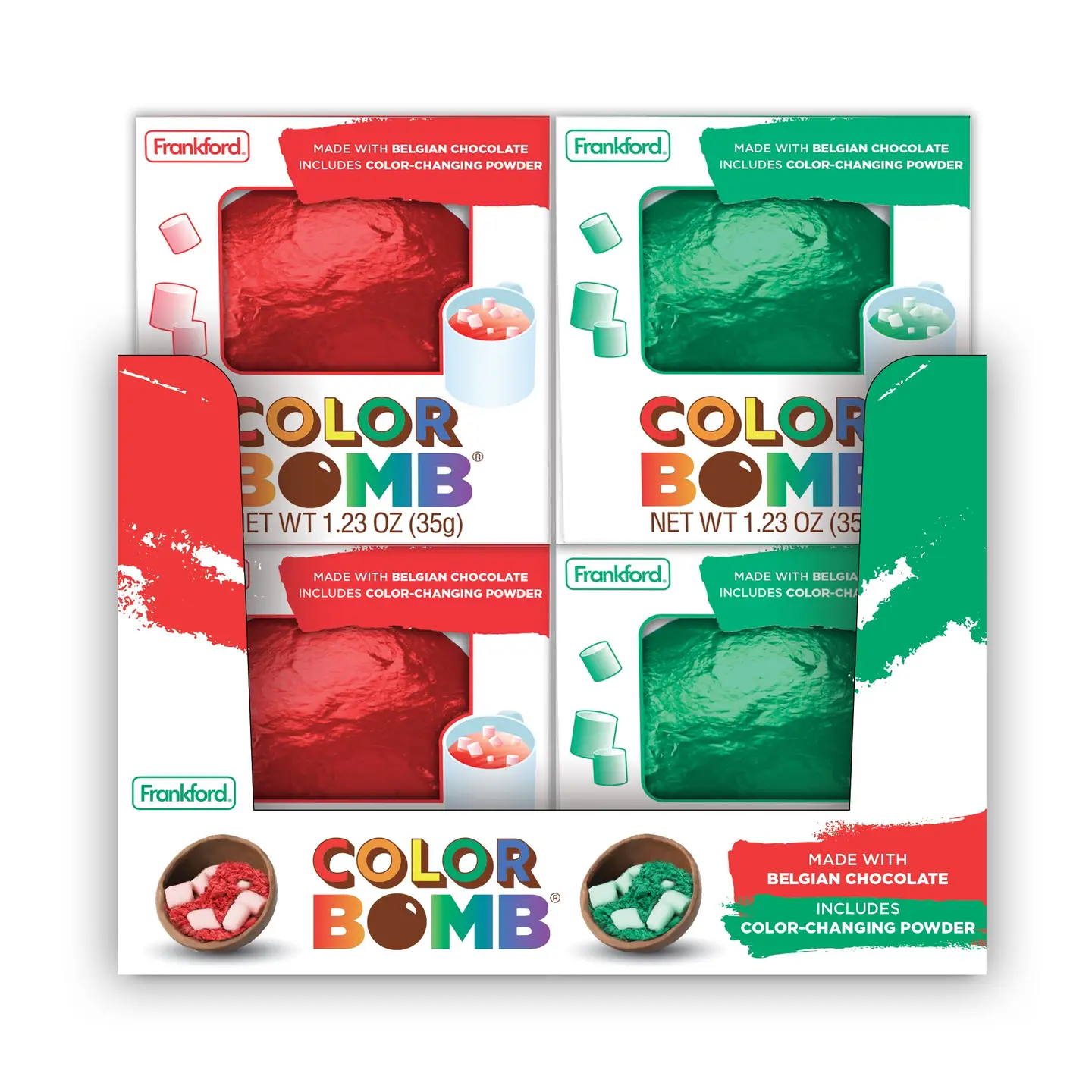 Hot Chocolate Red/Green Bombs