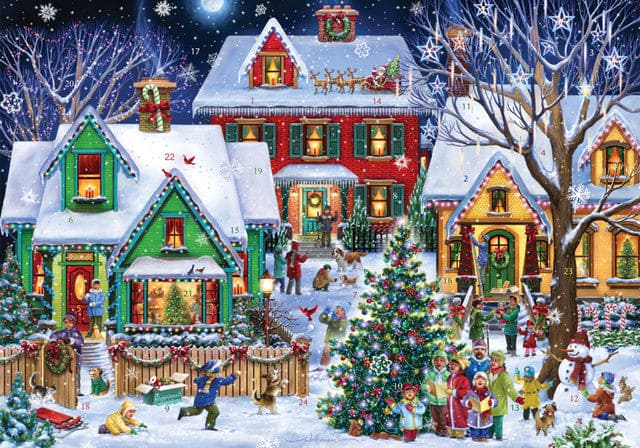 Christmas Houses Advent Calendar - Shelburne Country Store