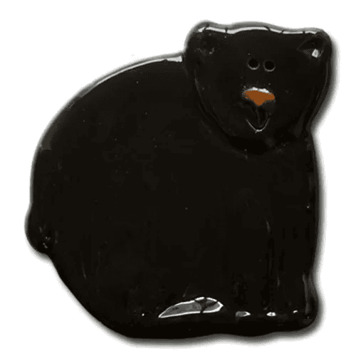 3" Mini Black Bear Dish - Standing - Shelburne Country Store