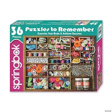 Exercise Your Brain Sewing - 36 Piece Puzzle - Shelburne Country Store