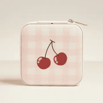 Cherry Plaid Jewelry Box - Shelburne Country Store