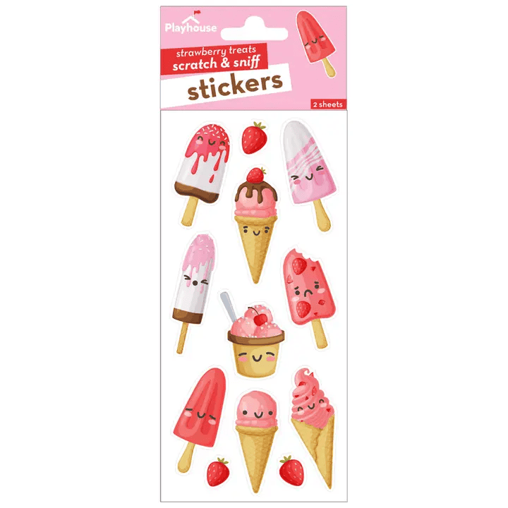 Strawberry Treats Scratch & Sniff Stickers - Shelburne Country Store