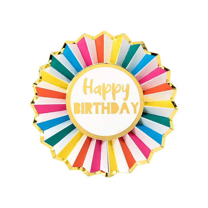 Rainbow Happy Birthday Badge - Shelburne Country Store