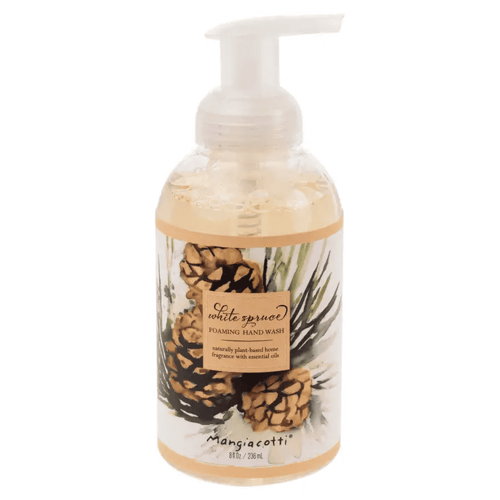 8 oz. White Spruce Foaming Hand Wash Mangiacotti Christmas - Shelburne Country Store
