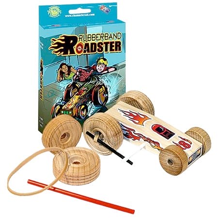 Rubberband Roadster Wooden Racecar Kit - Shelburne Country Store