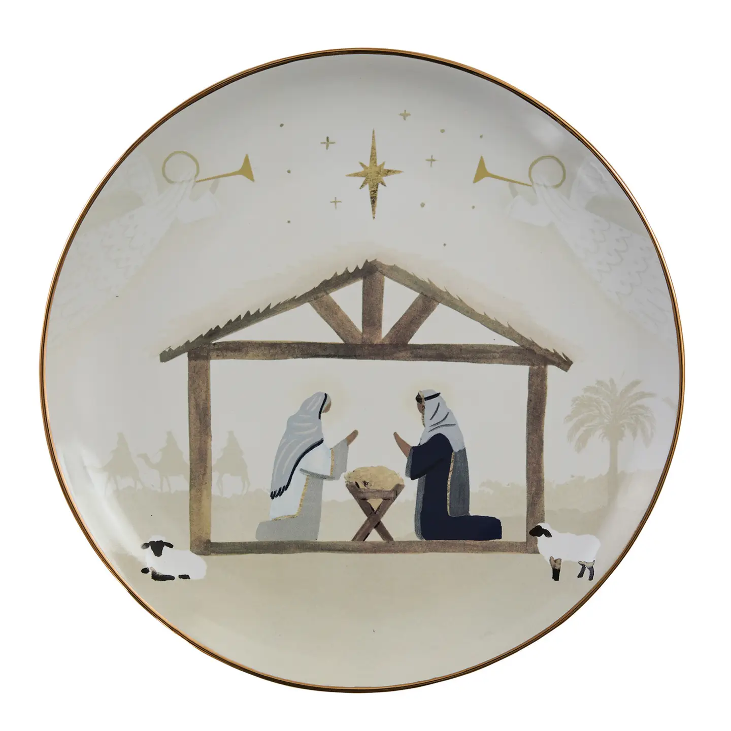 Away in Manger Salad Plate