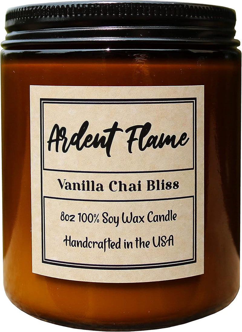 Ardent Flame Candle - Vanilla Chai Bliss 8oz. - Shelburne Country Store