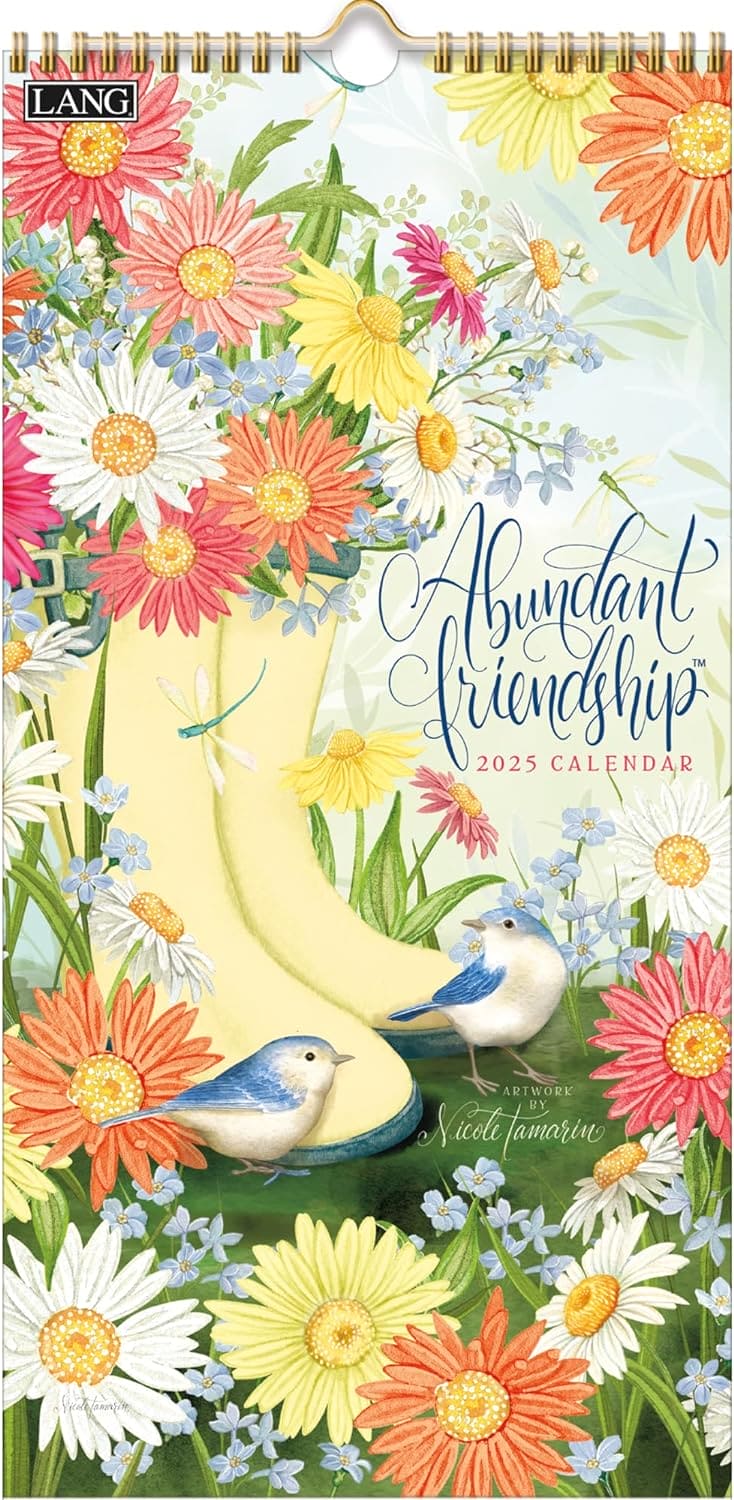 Abundant Friendship 2025 Vertical Wall Calendar - Shelburne Country Store