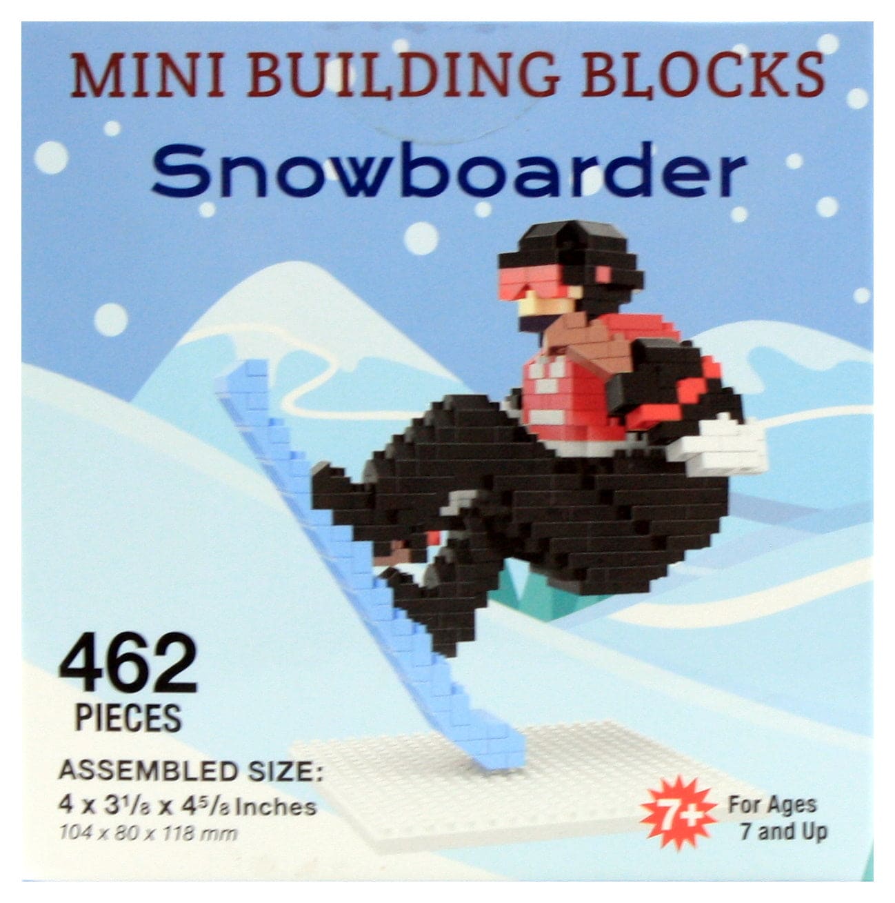 Mini Building Blocks - Snowboarder - Shelburne Country Store