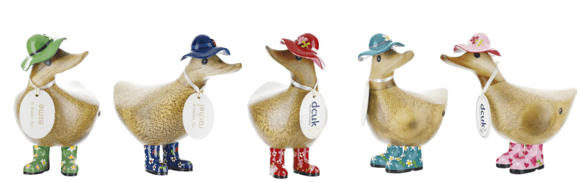 Floral Hat & Boots Ducky - Shelburne Country Store