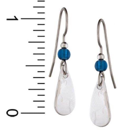 Silver Tone Drop Earring - Shelburne Country Store
