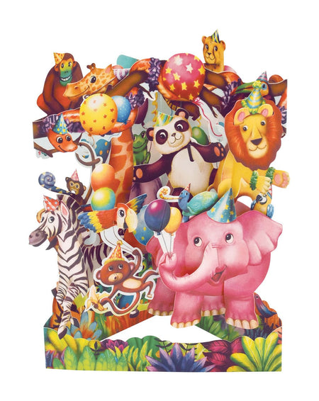 Animal Party- Swing Card