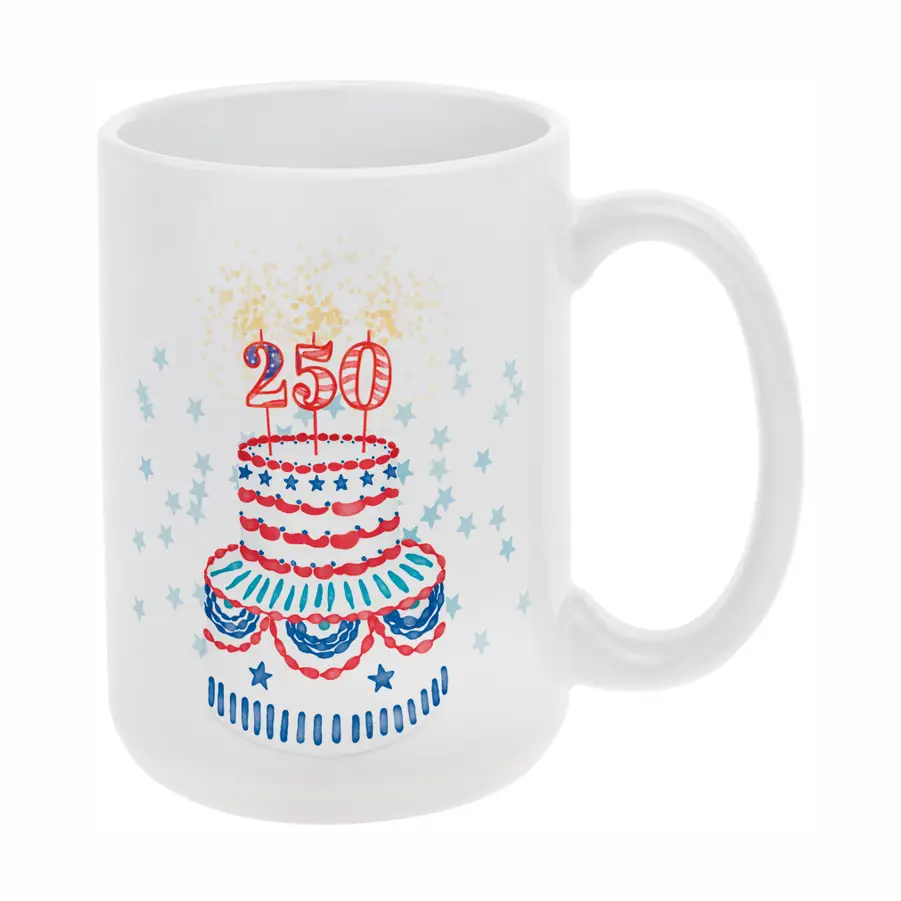 USA 250th Semi-quincentennial Mug 15 oz. - Shelburne Country Store