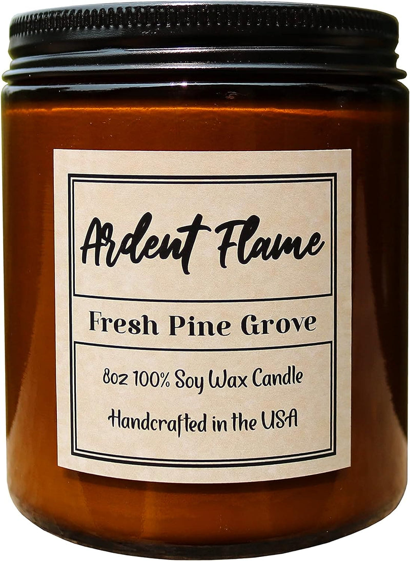 Ardent Flame Candle - Fresh Pine Grove 8oz. - Shelburne Country Store