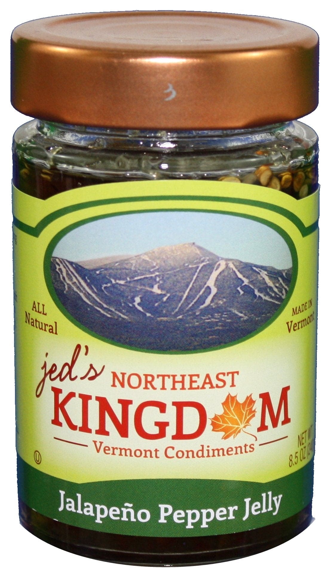 Jed's Northeast Kingdom Jalapeno Pepper Jelly 8.5 oz Jar - Shelburne Country Store