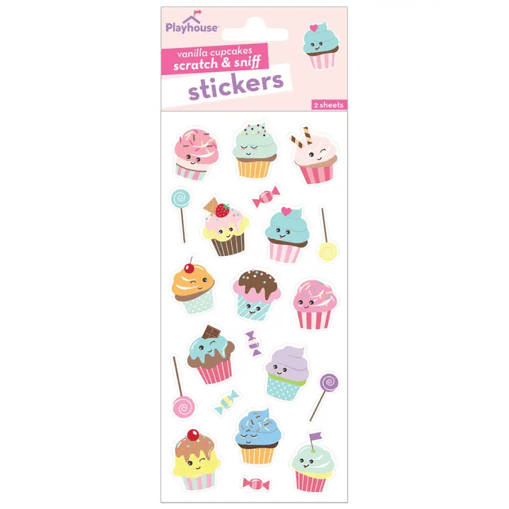 Vanilla Cupcakes Scratch & Sniff Stickers - Shelburne Country Store