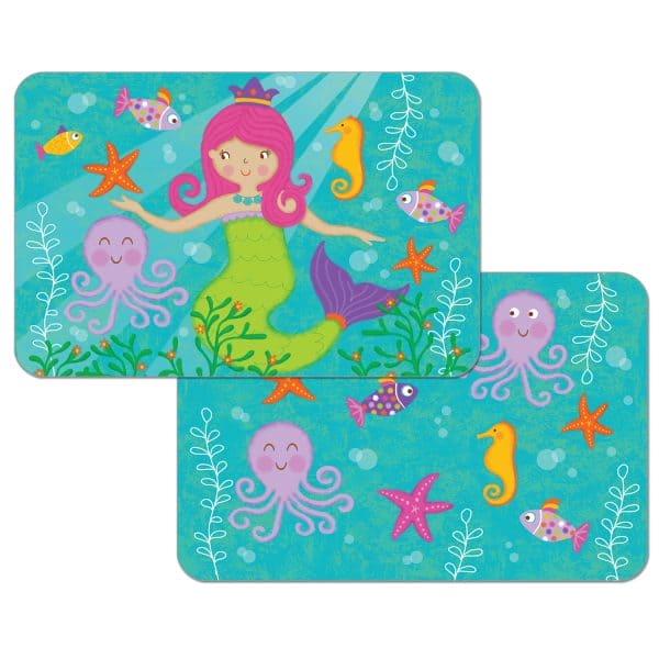 Kids Mermaid – Easy Care Reversible Placemat - Shelburne Country Store