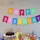 Felt Happy Birthday Banner - Shelburne Country Store