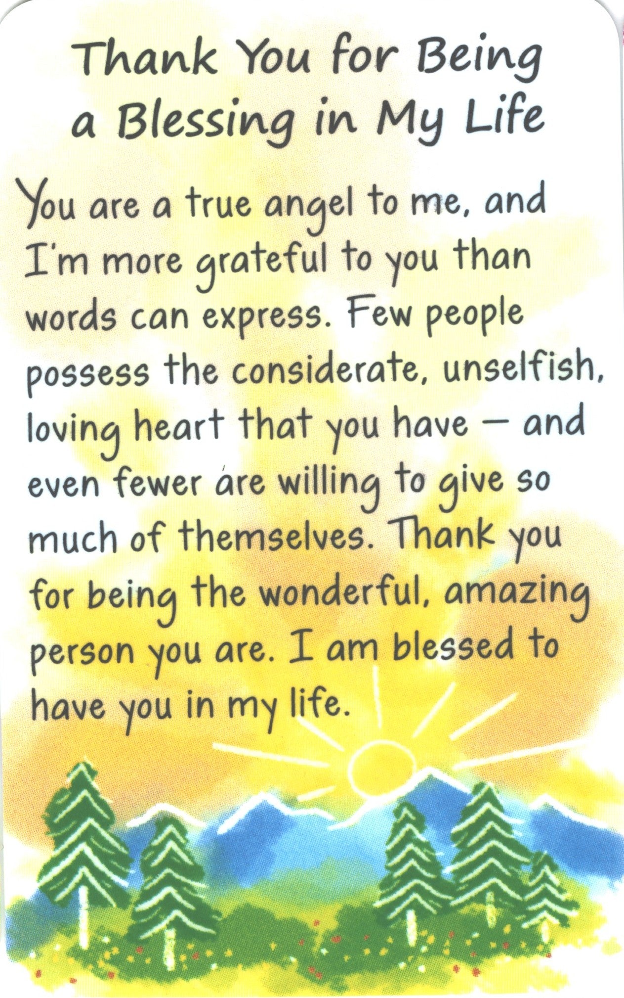 Thank You - Wallet Card - Shelburne Country Store