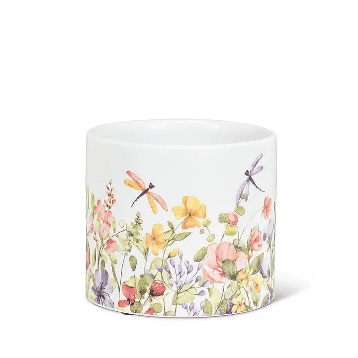 Dragonfly Floral Planter - Shelburne Country Store