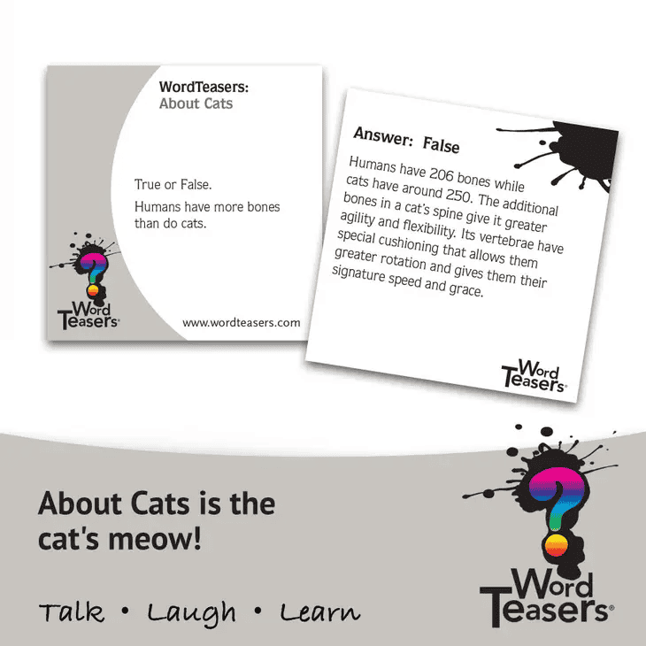 Word Teasers About Cats - Shelburne Country Store