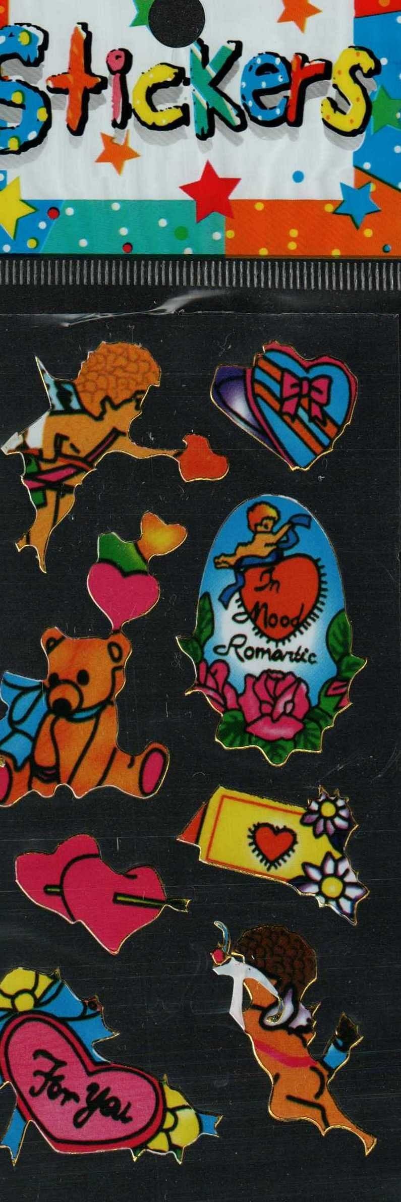Full Color Sticker Sheet - Cupids - Shelburne Country Store