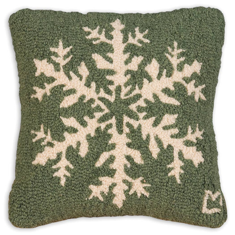 Pine Snowflake Christmas Pillow - Shelburne Country Store